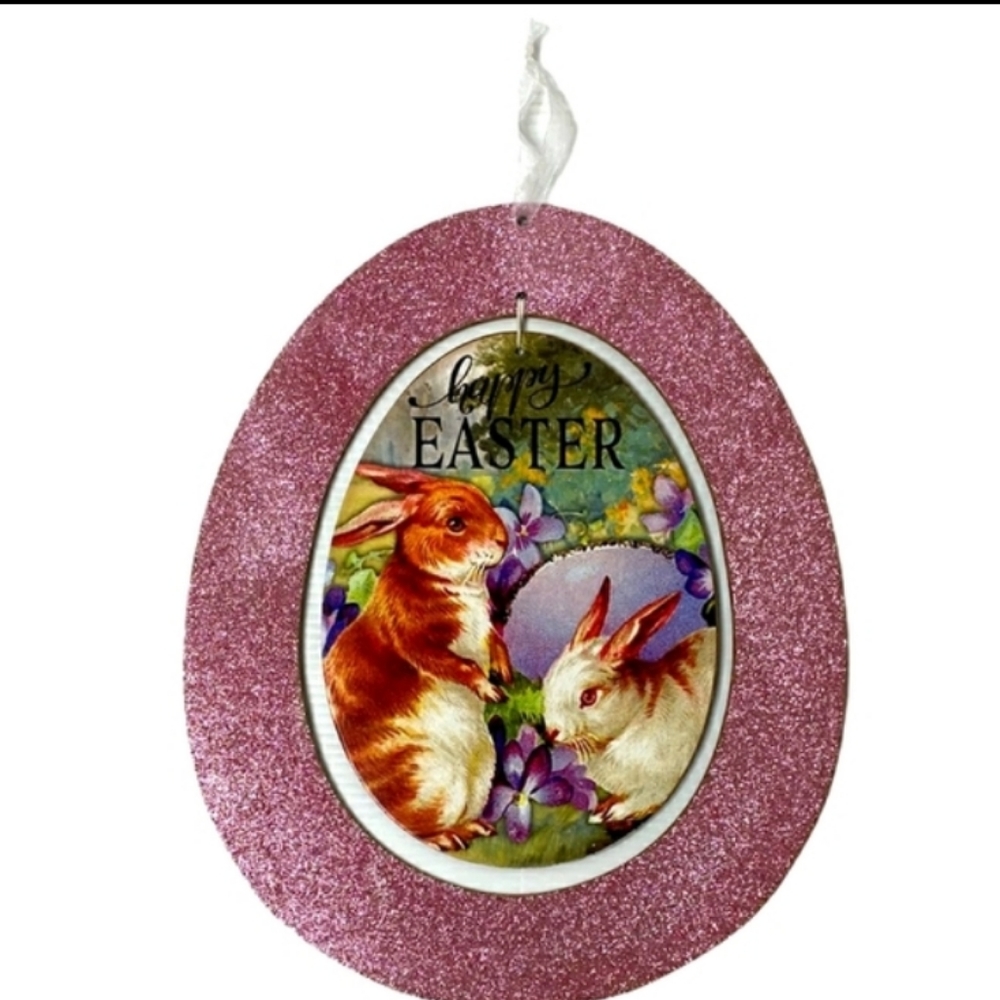 Easter Decorations Wall Door Hanging Décor Floral Cottage Core Farmhouse Bunny